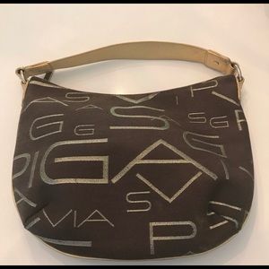Via Spiga signature vintage Brown and Gold purse